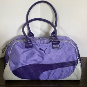 Purple Puma Bowler Bag